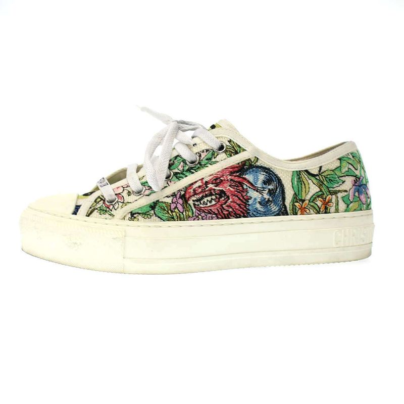 Christian Dior Walkn Walkin' Embroidered Low Cut Sneakers Dc0222 — view 2