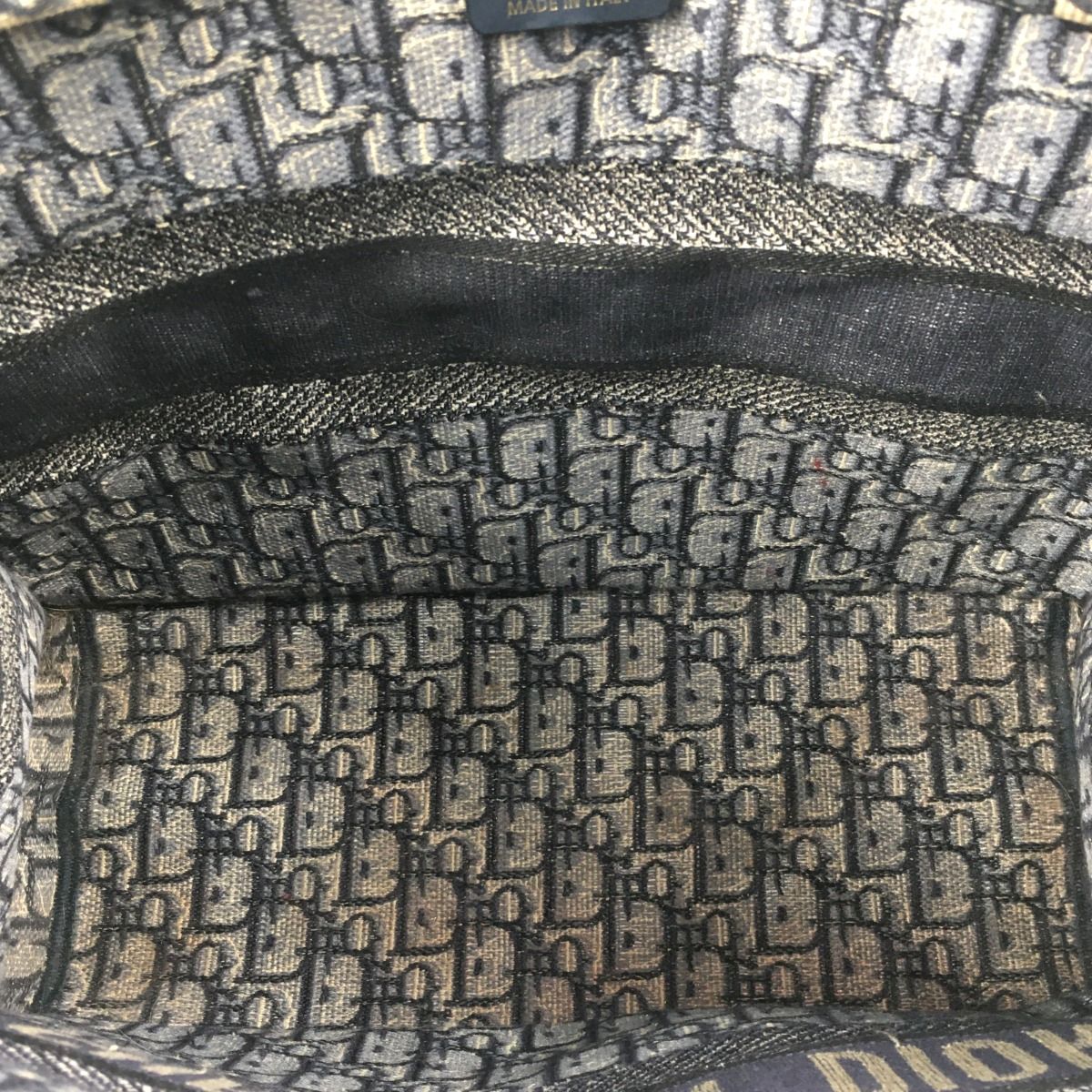 Christian Dior Oblique Book Tote Navy — view 9