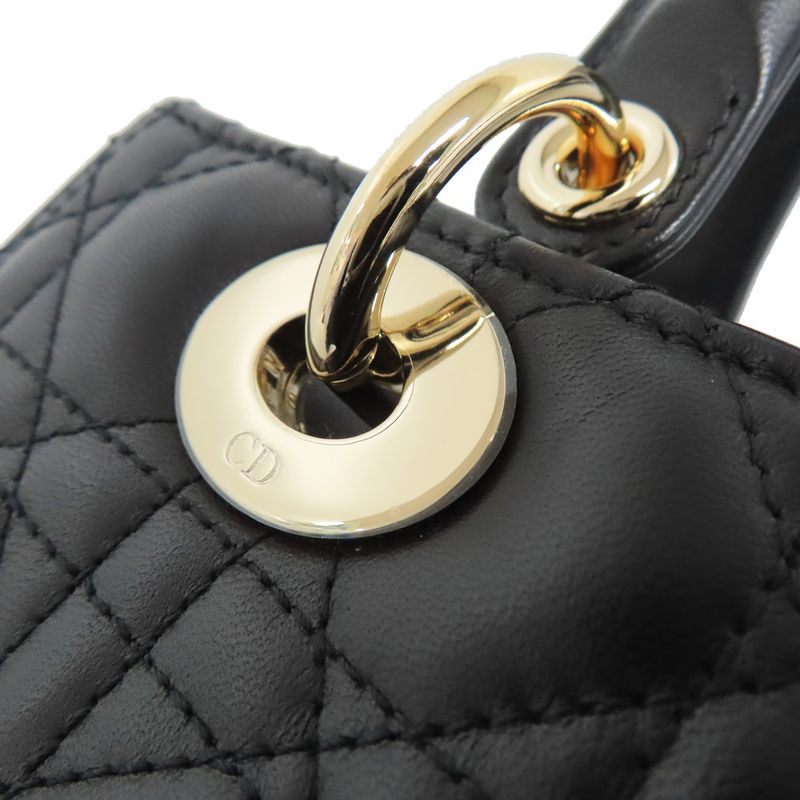 Christian Dior Lady Medium Canaage 2WAY Hand — view 8