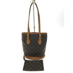 Louis Vuitton Shoulder Tote Monogram Petit Baguette with Pouch — view 2