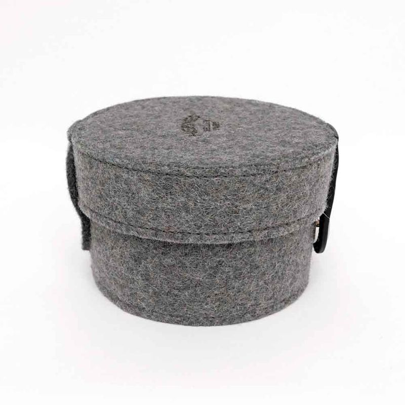 Hermes Sugar Box Gray Felt Accessory Case Interior Miscellaneous Goods — view 3