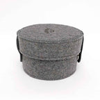 Hermes Sugar Box Gray Felt Accessory Case Interior Miscellaneous Goods — view 3