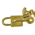 Dior GP Cadenas Motif Earrings Gold — view 5