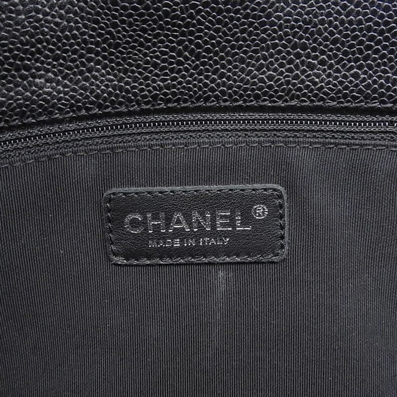 Chanel Caviar Pst Chain Tote Bag — view 8
