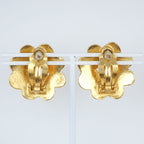 Chanel Flower Coco Mark Vintage Gold Plated 96 P 23.6 g Earrings — view 4