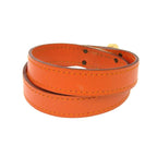 Hermes Kelly Dubreuil Swift Orange Gold Hardware Bracelet 0902 — view 3