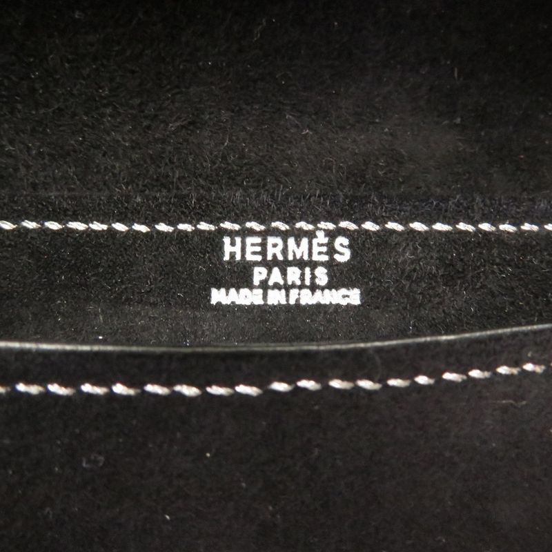 Hermes Navette Silver Stitching Que — view 9