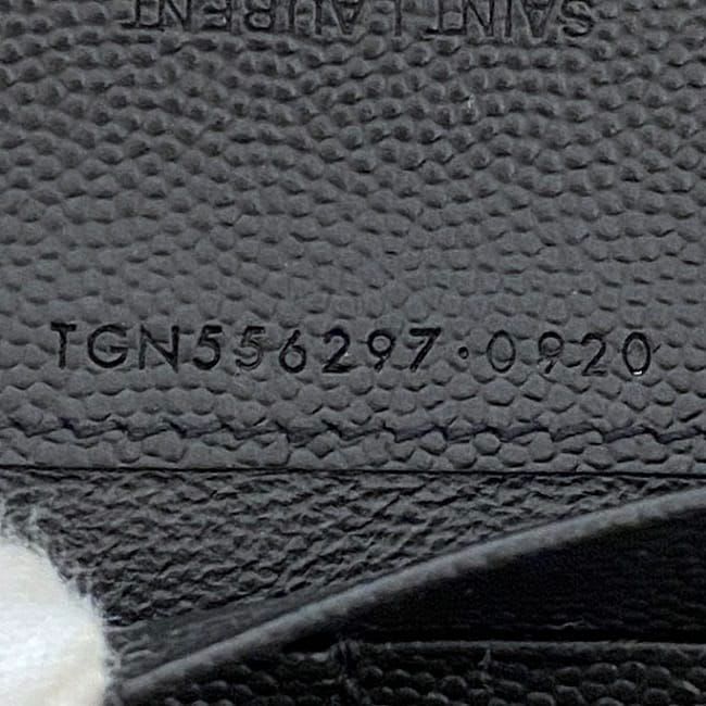 Saint Laurent Folding Long Wallet Black Tgn — view 9