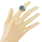 Hermes Corozo Metal Size 10.5 Silver 10.1 g Ring — view 3