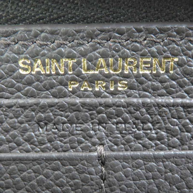 Saint Laurent Round Zipper Long Wallet — view 8