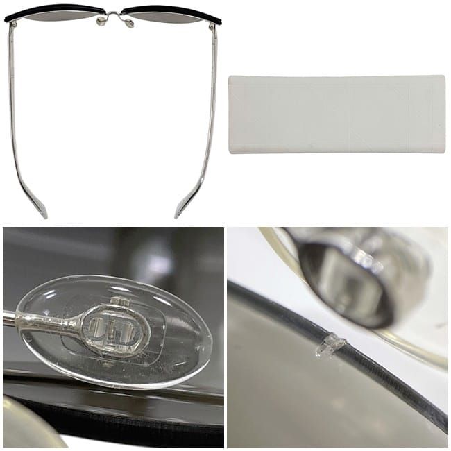 Christian Dior Sunglasses in Black Gradient Navy Clear — view 3
