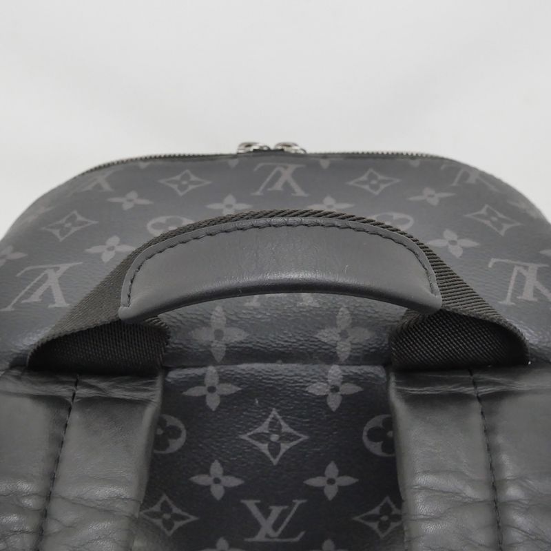 Louis Vuitton Monogram Eclipse Apollo Noir Black Backpack Bag — view 8
