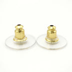 Chanel Roller Skate Earrings F24 COCO Mark Faux Pearl Rhinestone Gold Color — view 7