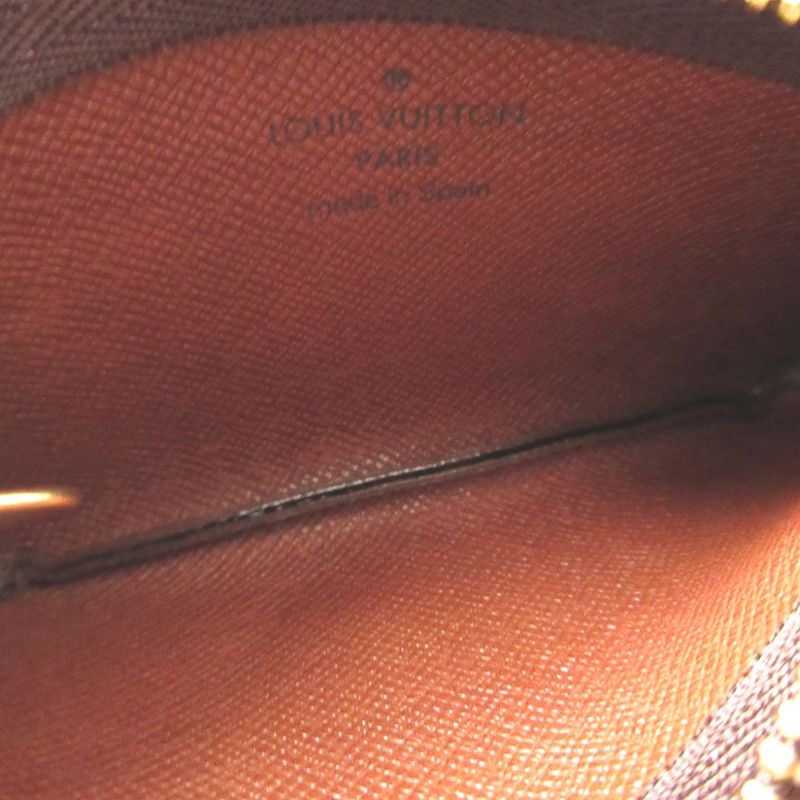 Louis Vuitton Monogram Pochette Cles Brown Coin Case Wallet 0945 — view 5