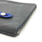 Fendi Clutch Bag Celeria Logo Leather Black — view 5