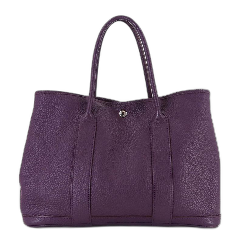 Hermes Garden Party 36 PM Tote Negonda Cassis Silver Main Item: Cassis