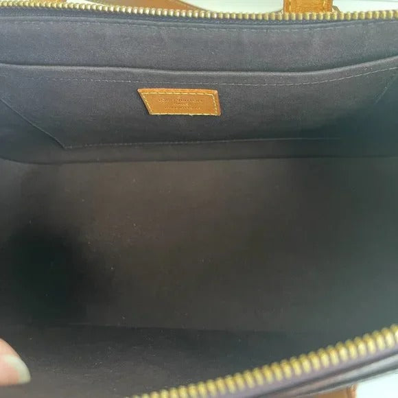 Louis Vuitton Vernis Rosewood Avenue Bag Monogram Tote Amarante — view 9