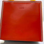 Loewe Handbag Red Yellow Top Handle — view 8