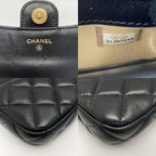 Chanel Quilted Flap Phone Case Ap2096 Black Chain Shoulder Lambskin — view 6