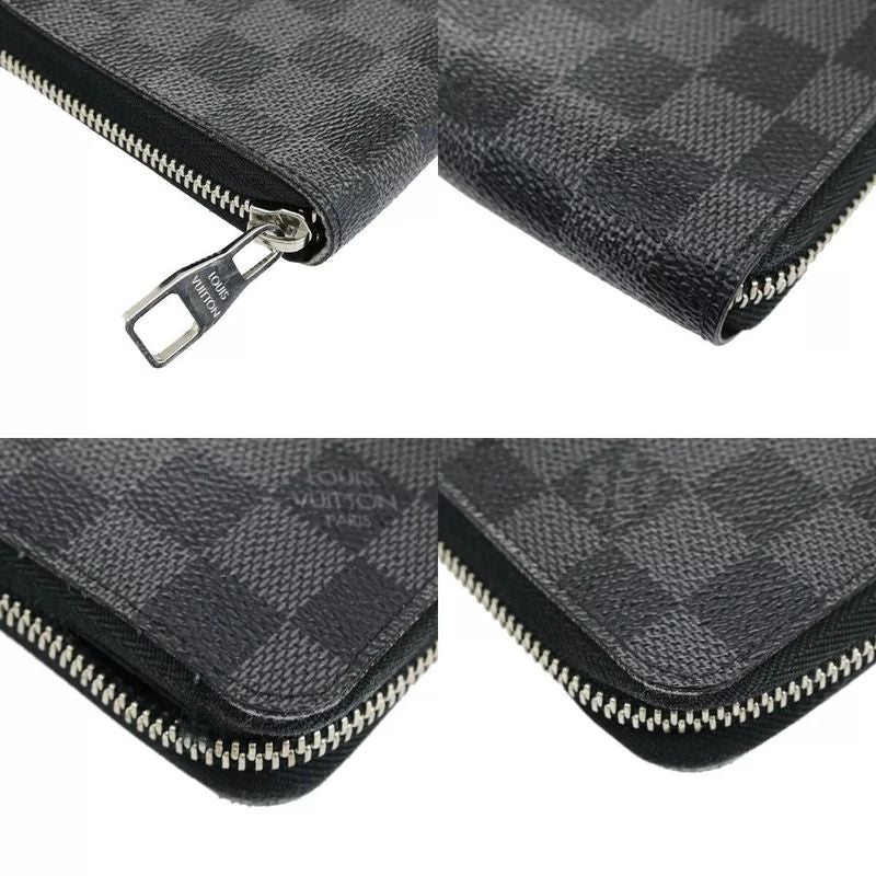 Louis Vuitton Zippy Organizer Damier Graphite Long Wallet 81 Bs093 — view 9