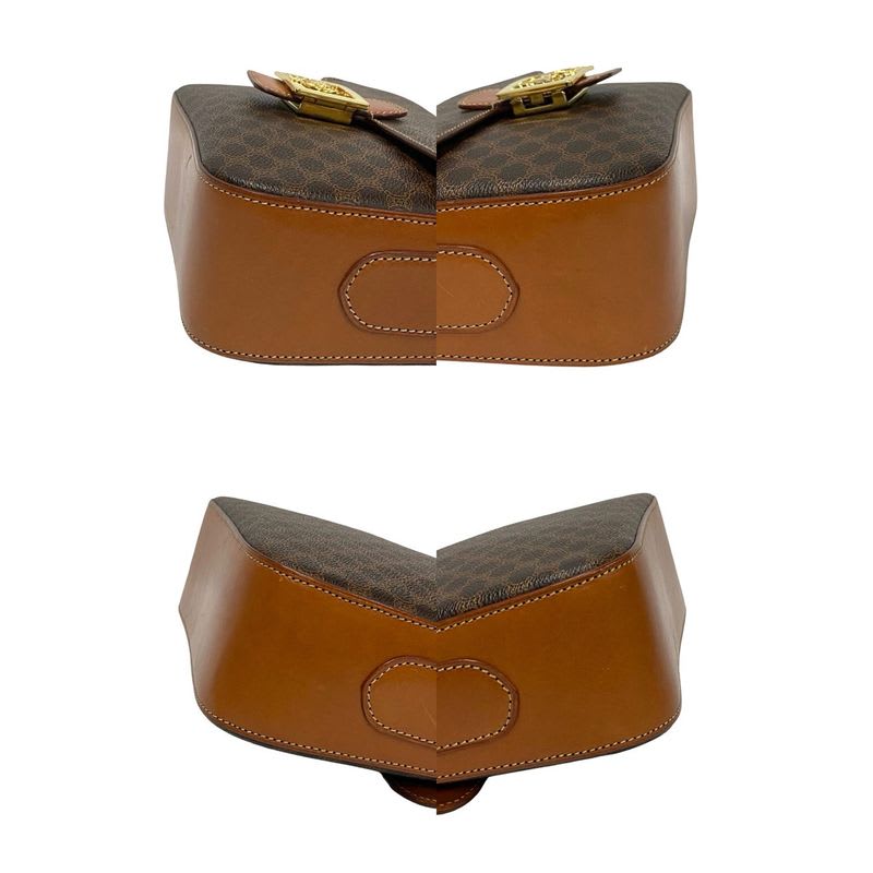 Celine Macadam Blason Triomphe Pattern Logo Carriage Hardware Leather
