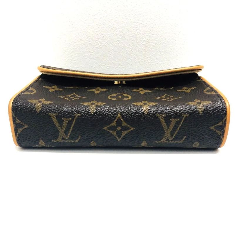 Louis Vuitton Pochette Florentine Monogram Waist Bag Brown Leather — view 6