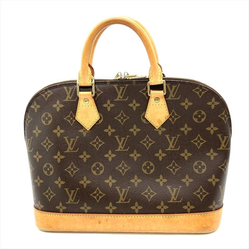 Louis Vuitton Alma PM Handbag Monogram Canvas Brown Gold Hardware Ba0054 — view 2