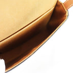 Celine Mini Bouzas Shoulder Bag Triomphe Brown Gold Hardware Leather — view 6