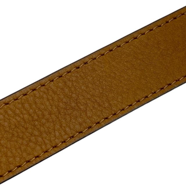 Louis Vuitton Mp021 Santure Belt Buckle Silver Leather Brown — view 6