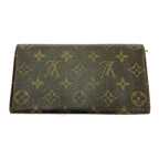 Louis Vuitton Monogram Pochette Porte Monet Cles Di Brown — view 4