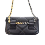 Chanel 19 Chainbelt Bag Chain Belt Waist Ap3774 Black — view 2