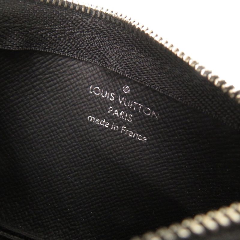 Louis Vuitton Pochette Cles Damier Graphite Black Coin Case 1091 — view 6