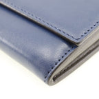 Fendi Peekaboo 8 M0377 Calf Navy Long Wallet — view 5