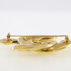 Chanel Coco Mark Quilted Gold Plated 34.3 g Brooch — view 4