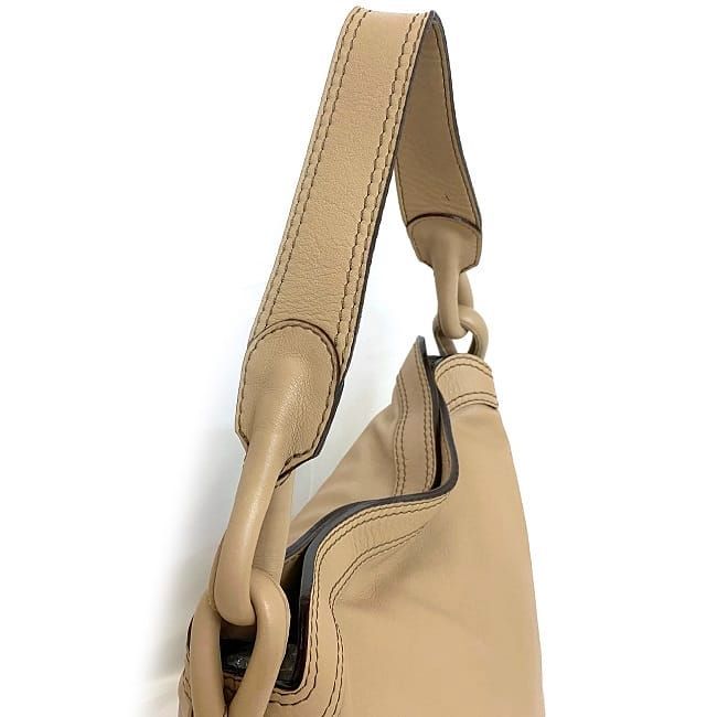 Loewe One Shoulder Bag Beige Leather — view 8