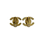 Chanel Vintage Coco Mark Earrings Ear Cuff Accessory 96P — view 6