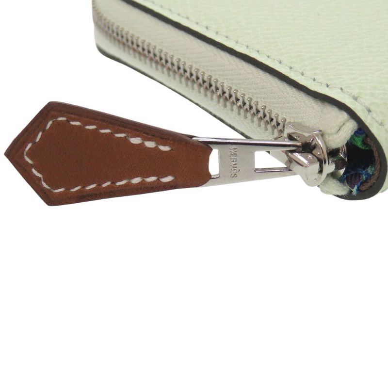 Hermes Azap Silk Quin Compact Mini Vaux Epson Verre Fizz Stamped W Coin — view 6