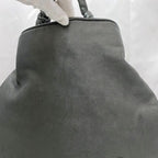 Loewe Tote Bag Metallic Gray Anagram Leather — view 6