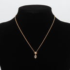 Christian Dior Necklace GP Rhinestone Faux Pearl — view 6