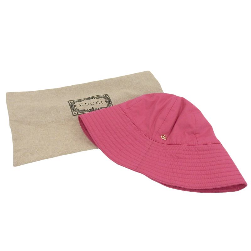 Gucci 2023 Item Brella Cloche GG Metal Nylon Bucket Hat — view 7