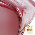 Louis Vuitton Alma GM Monogram Vernis Pomme D'amour Red Sn2133 — view 5