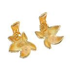 Christian Dior Gold Plated And Rhinestone 25.0 g Earrings — view 5