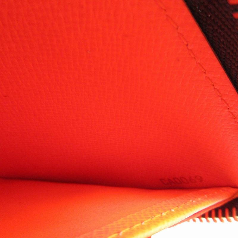 Louis Vuitton Monogram Graffiti Zippy Wallet Orange 0081 — view 6