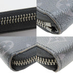 Louis Vuitton Long Wallet Zippy Vertical Monogram Eclipse Black — view 6