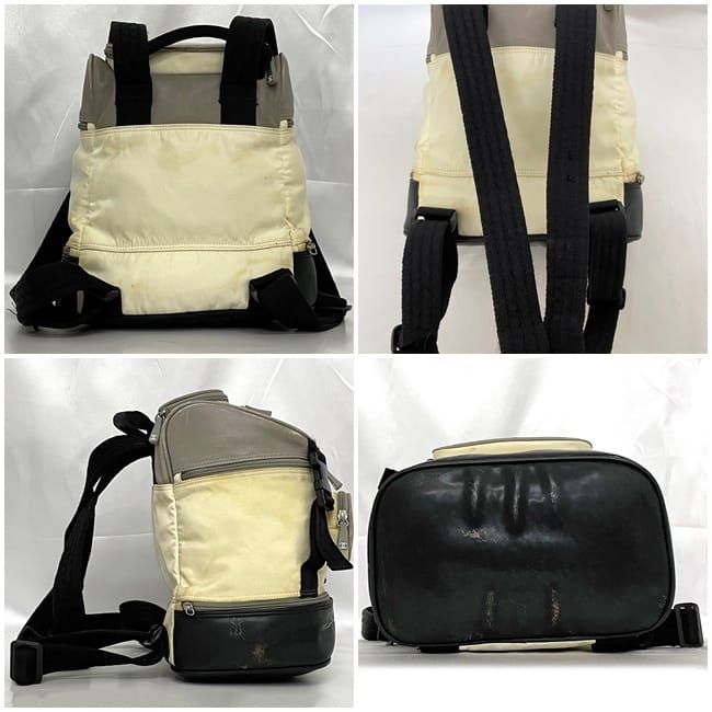 Chanel Backpack Gray White Black Sport with a Reason — view 2