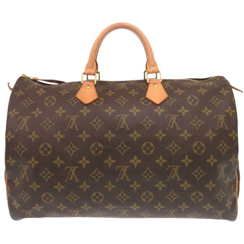 Louis Vuitton Speedy 40 Monogram Brown Handbag 0070 — view 2