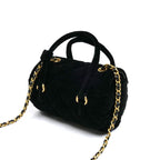 Chanel Velvet Mini Beau Ring 2024 VIP Christmas 2 way Shoulder Bag Black — view 2