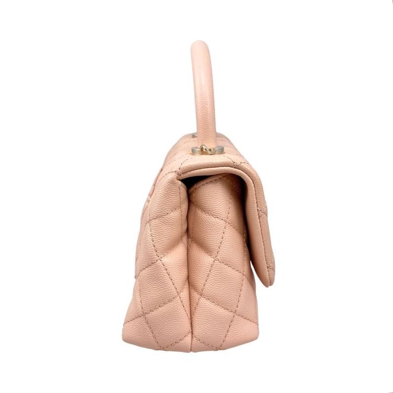 Chanel Shoulder Bag Coco Handle XXS As2215 Quilted Caviar Leather — view 4