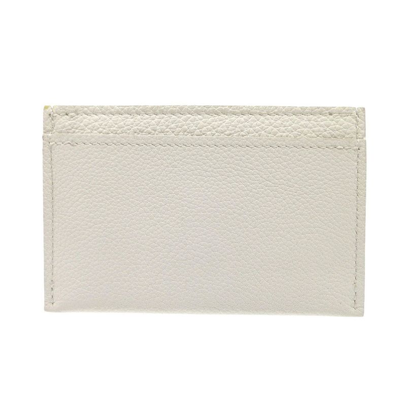 Louis Vuitton Card Holder Lock Me Case Calf Leather White 0371 — view 4
