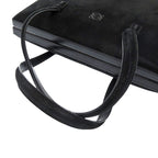 Loewe Vintage Anagram Suede Leather Black Handbag 1539 — view 5